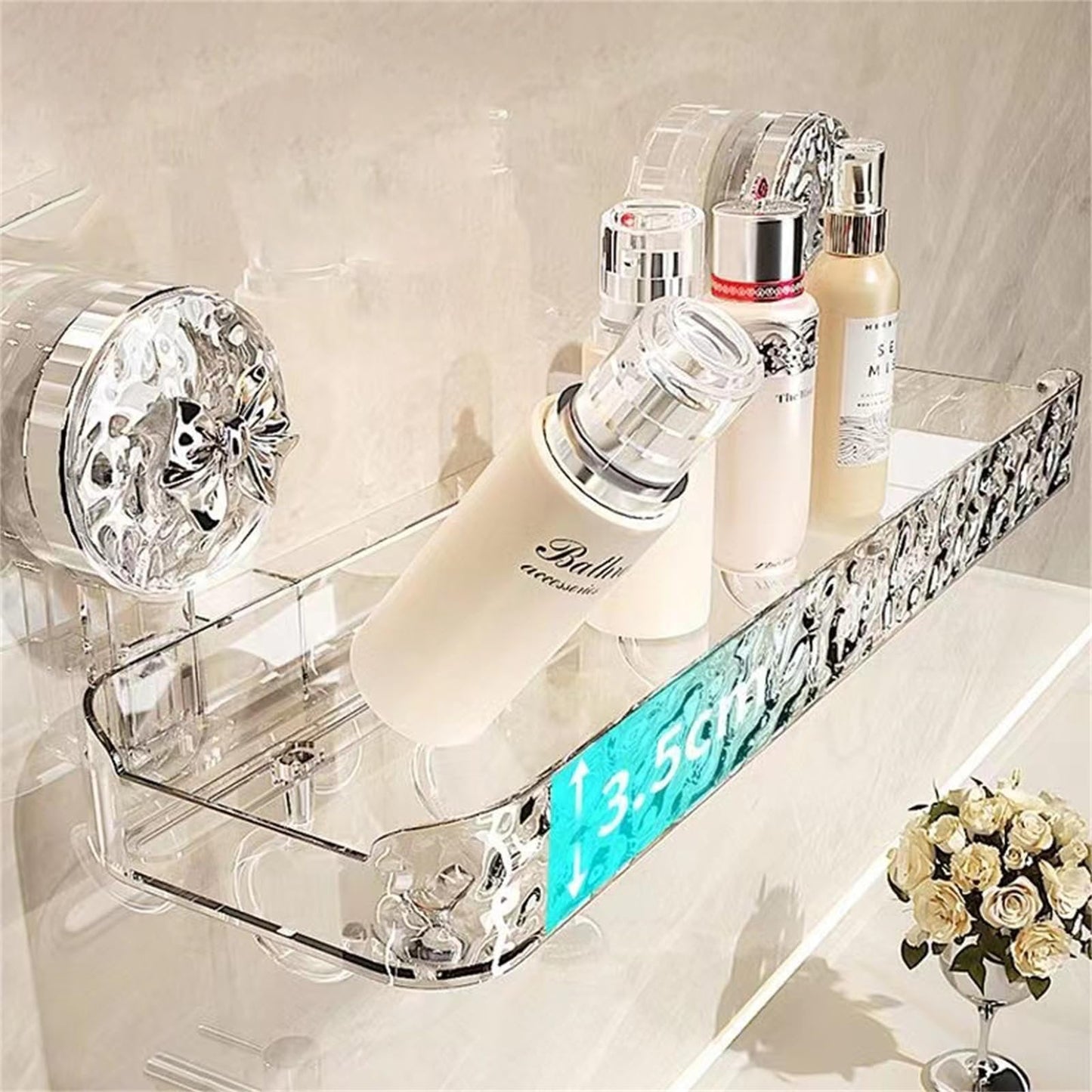✨Light luxury style punch-free storage rack