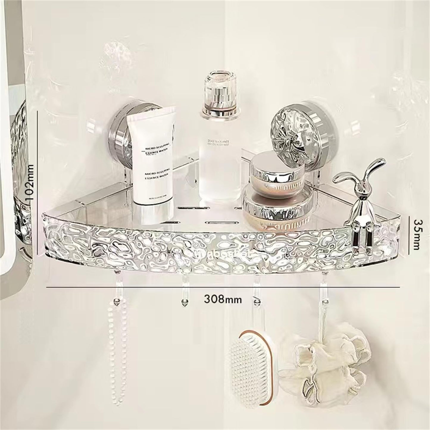 ✨Light luxury style punch-free storage rack
