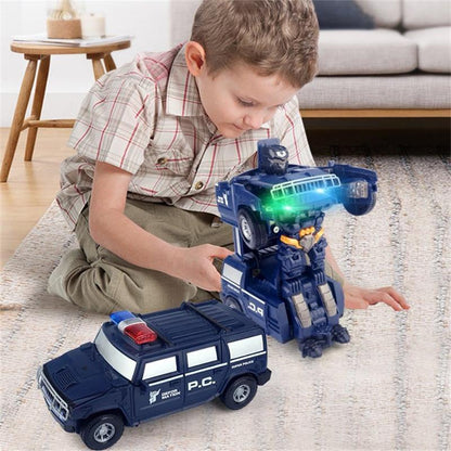 🥳 Transformar coche de juguete modelo robot🚓