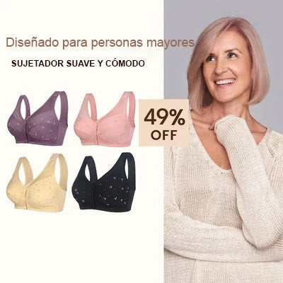 Sujetador Daisy - OFERTA DE ÚLTIMO DÍA 50% DE DESCUENTO - Sujetador con botones delanteros cómodo y práctico