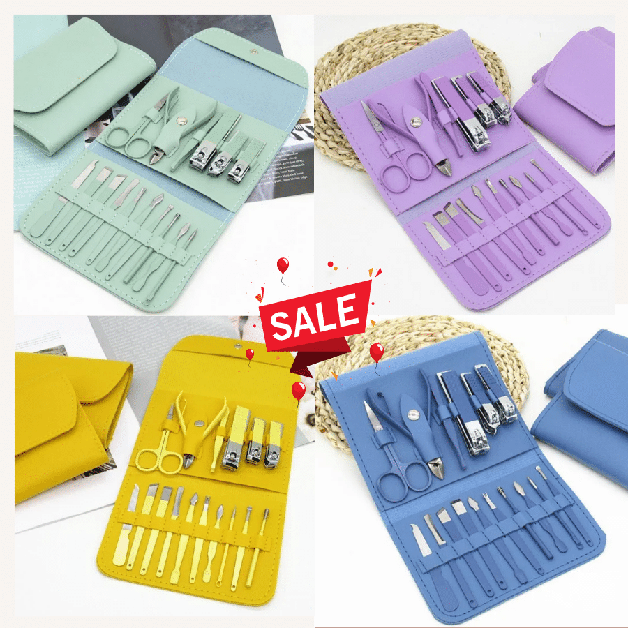 Stainless Steel Nail Clippers Set(16 Pcs)