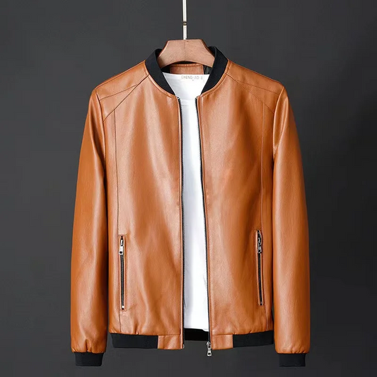 Chaquetas de Cuero Clásicas para Hombre