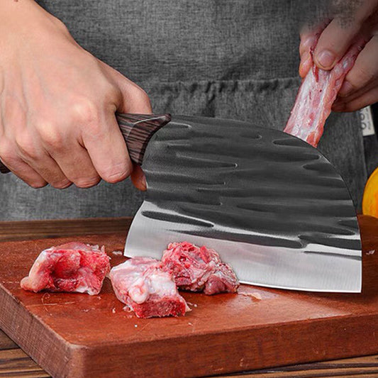 Cuchillo de cocina de acero inoxidable con mango ergonómico