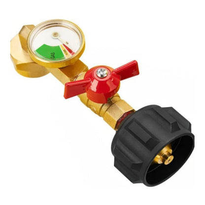 🎁LAST DAY PROMOTION SAVE 49%🔥Propane Refill Elbow Adapter with Gauge