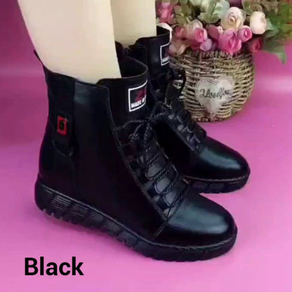 Botas gruesas impermeables ligeras y suaves para mujer