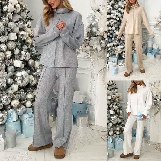 🎅PRE Navidad - 50% de descuento🎁Mujeres Casual Loose Knit 2-Piece Set