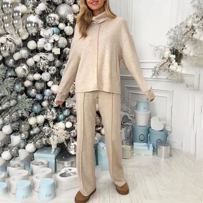 🎅PRE Navidad - 50% de descuento🎁Mujeres Casual Loose Knit 2-Piece Set