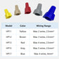 100pcs Safety Double-Winged Groove Crimping Cap HP Series