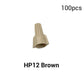 100pcs Safety Double-Winged Groove Crimping Cap HP Series